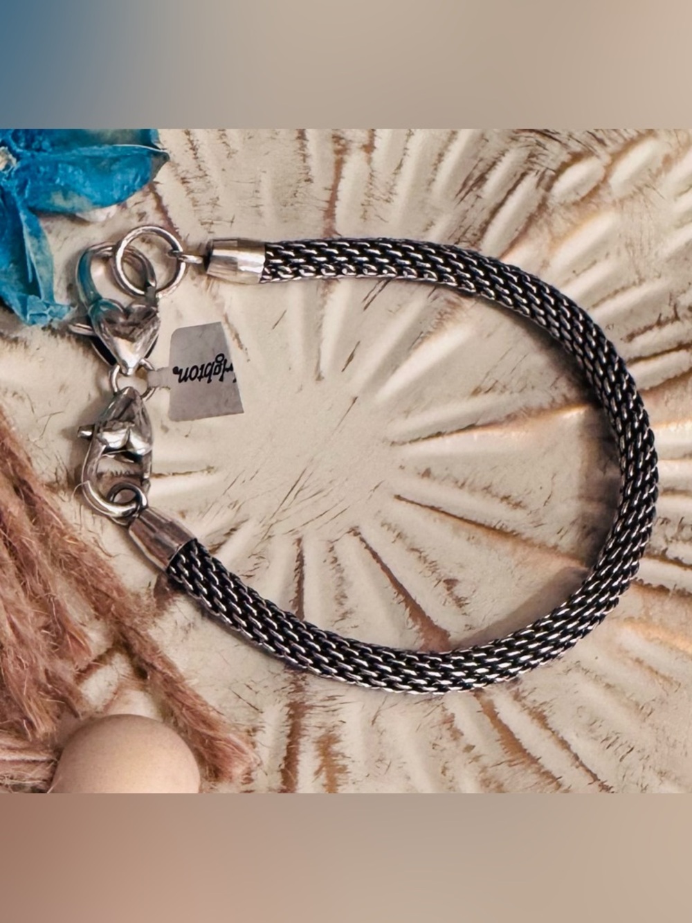 Brighton Mesh Charm Bracelet Silver